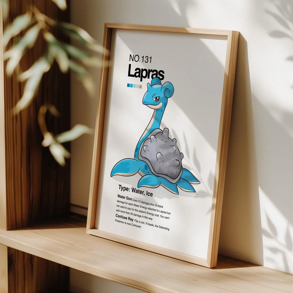 Cuadro Enmarcado Pokebreak| 131 Lapras Wall Art