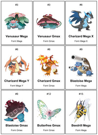 Pack (2) 1025 Pokedex