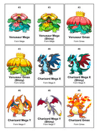 Pokédex Add-On: Regional Forms & Shiny Pixel Binder (Descarga Dgital)