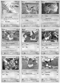 Eevee Páginas imprimibles para carpeta (binder) y tarjetas de relleno + CheckList (Edición en inglés)