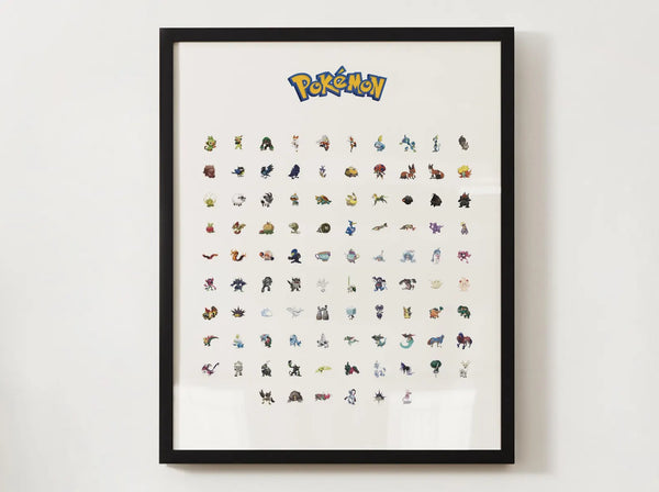 Cuadro Enmarcado Pokebreak| Pok 8° Generación