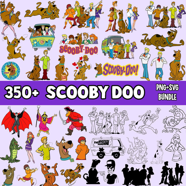 350+ Scooby Ilustraciones Digital PNG| Clipart | Sticker