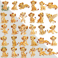 170 Lion King Ilustraciones Digital PNG| Clipart | Sticker