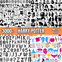 3000+ Harry Wizard Ilustraciones Digital PNG| Clipart | Sticker