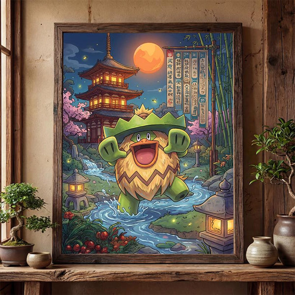 Cuadro Enmarcado Pokebreak| Ludicolo Fan Art