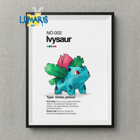 Cuadros decorativos Pokemon 1 generacion (20 Designs)