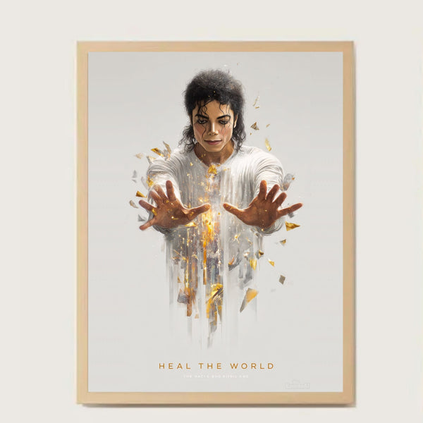 Cuadro Michael Jackson Heal the world