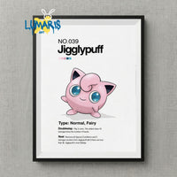 Cuadros decorativos Pokemon 1 generacion (20 Designs)