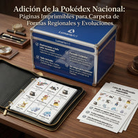 Pokémon National Pokédex Add-On| Imprimibles evoluciones, Paginas collecionables