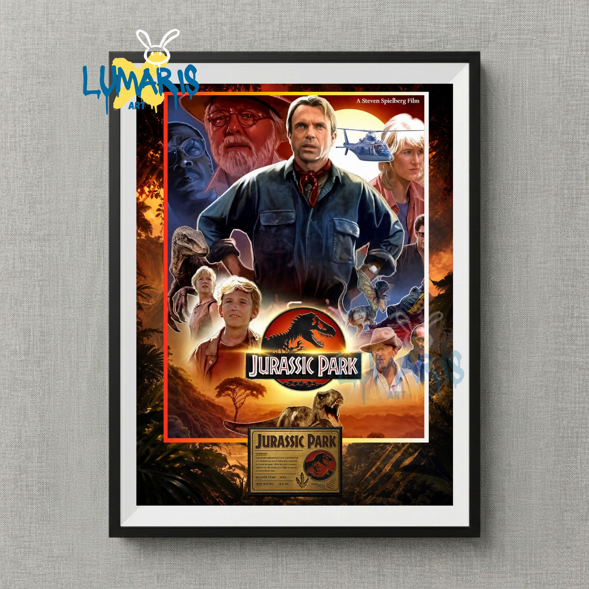 Cuadro Colección Jurassic Park
