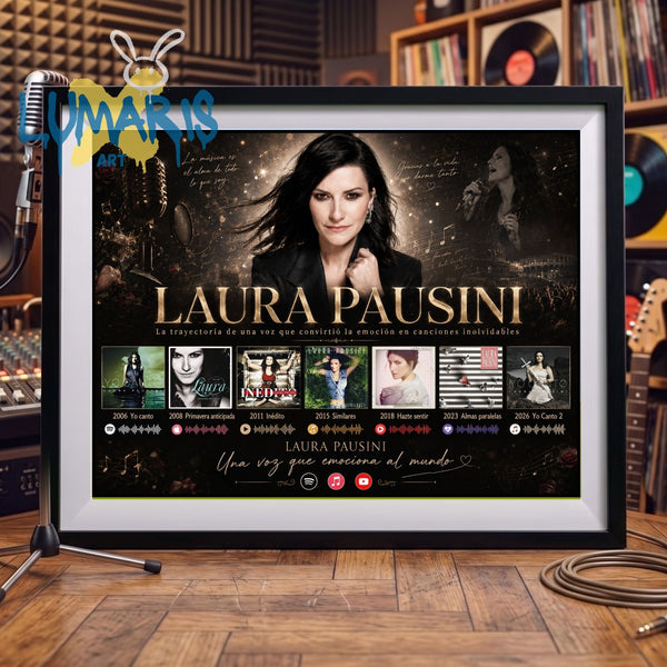 Cuadro Decorativo de Laura Pausini