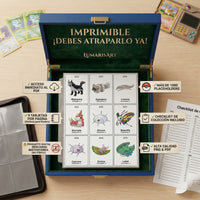 Pokébreak National Pokédex 1025| Páginas imprimibles para carpetas y separadores