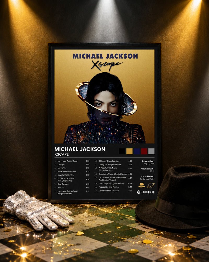 Cuadro Spotify Michael Jackson - Xscape