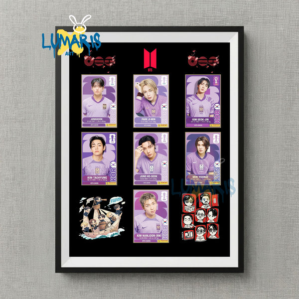 Cuadro decorativo BTS Mundialista