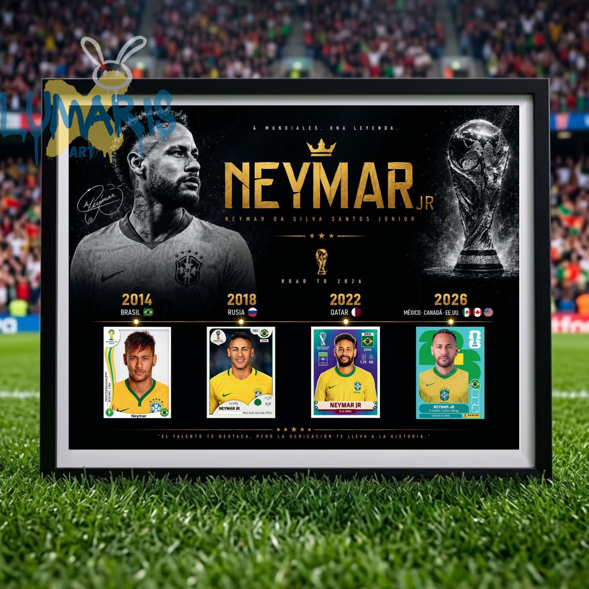 Cuadro Mundialista Neymar JR