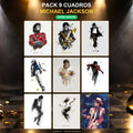 Pack 9 Cuadros Michael Jackson