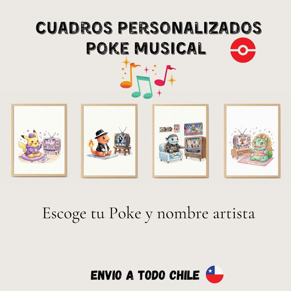 Personalizados - Musical Pokes