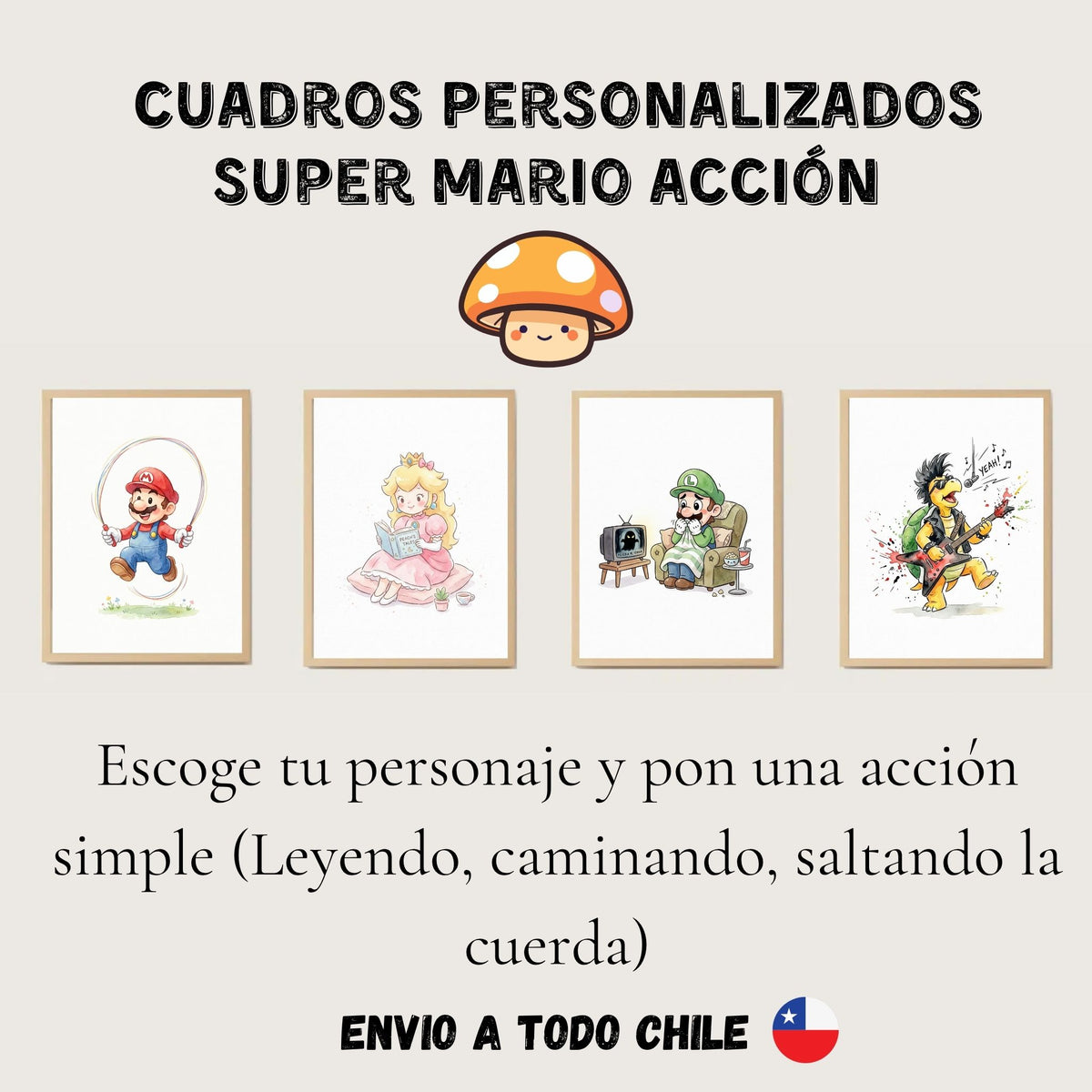 Personalizados - Acción Super Mario
