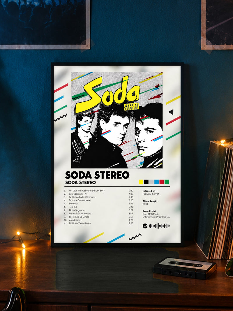 Cuadro Spotify Soda Stereo - Soda Stereo