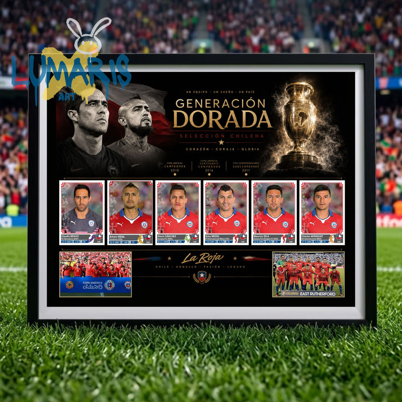 Cuadro Decorativo Generación Dorada Chile