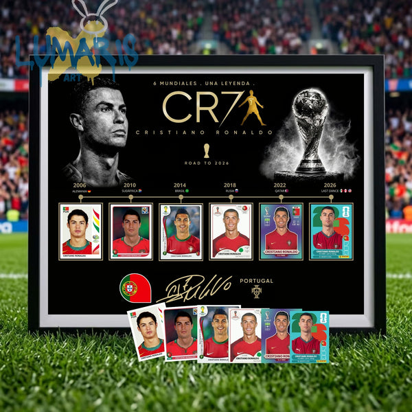 Cuadro Decorativo Cristiano Ronaldo / Lionel Messi /Neymar+ Laminas 2