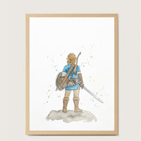 Cuadros decorativos Link Zelda (2 Designs)