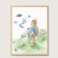 Cuadros decorativos Link Zelda (2 Designs)