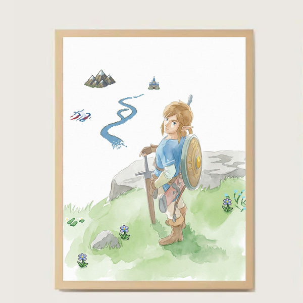 Cuadro zelda breath of the wild
